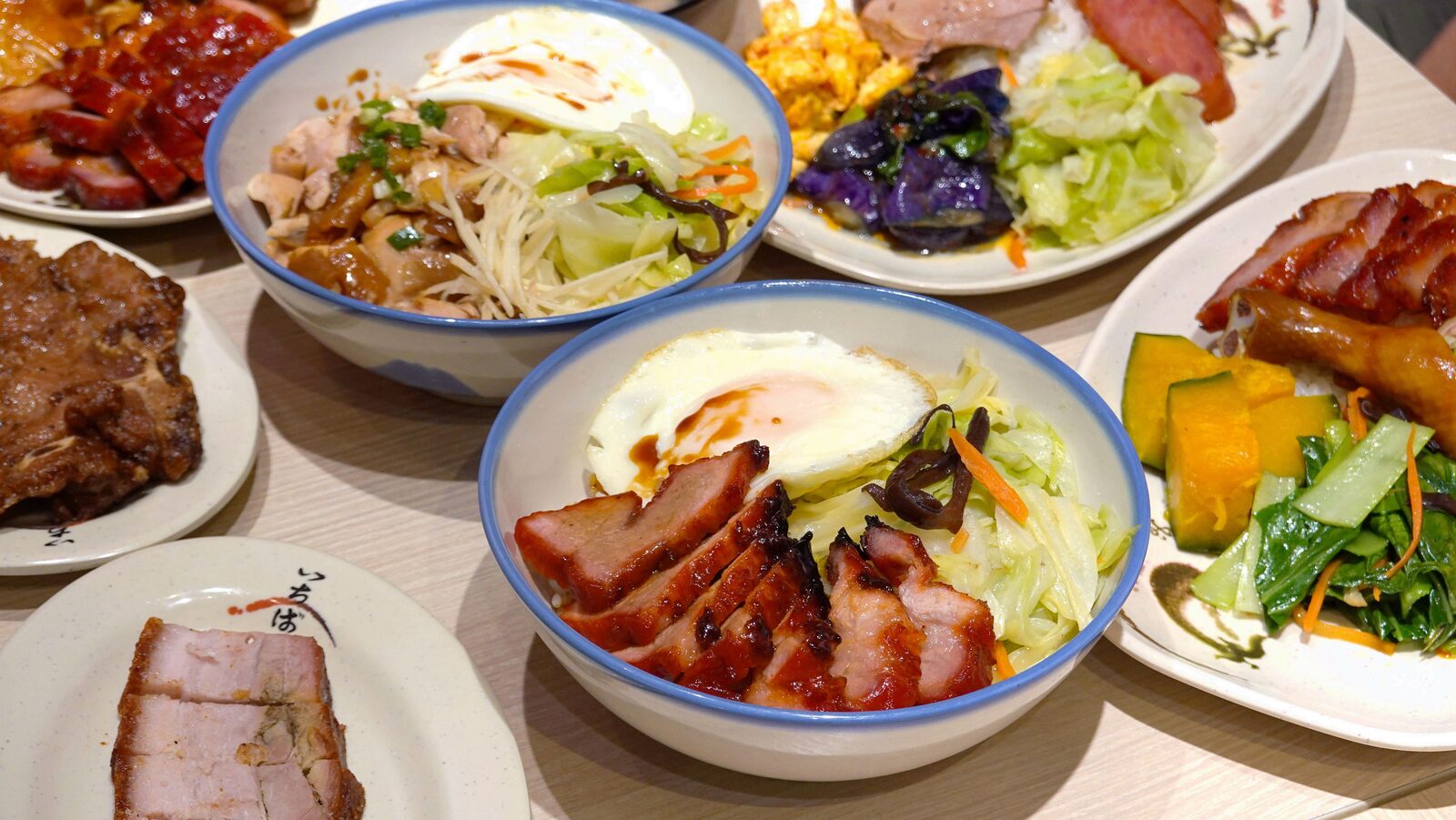 龍記港式燒臘整桌飯類、燒臘拼盤與單點餐點