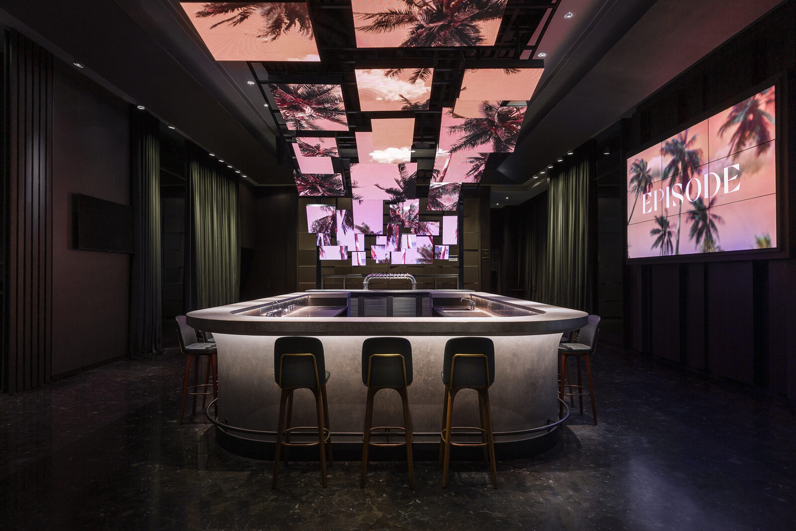新竹伊普索酒店 Westwood 現代餐酒館加州海岸環形酒吧